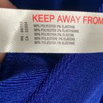 Free People Womens Sz S Intimately In Your Arms Bodysuit Electric Indigo Blue Photo 2