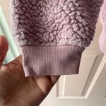 AMP “Not Your Babe” Pink/Purple & White Oversized Fuzzy Sherpa Sweatshirt XS Photo 4