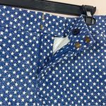 American Living  Women Jean Shorts Stars Size 8 Stars Blue White Photo 3