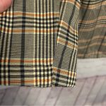 Vila Clothing, preppy plaid, vintage ladies y2k blazer, buttons, size 38 Black Photo 8