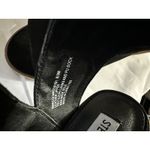 Steve Madden  Black Macro Suede Cutout Block Heel Bootie Size 8.5 Photo 9