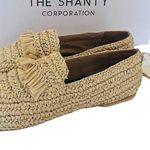 NEW Moroccan Raffia MIAMI LOAFERS SHOES Women's 40, 9 Natural Slip On Moccasin Tan Photo 3