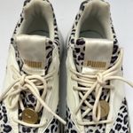Puma Fier Nitro Leopard Women's Shoes Marshmallow Castlerock Ivory Off White 7.5 Photo 4