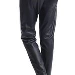 Commando  Women’s Faux Leather Jogger Pants Size XS in Black Photo 7