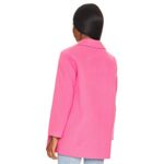 Theory ππ Clairene Luxe Blazer Coat Wool Cashmere Blend Pink Orchid Large L NWT Photo 2