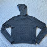 Uniqlo Washable Knit Cable Hoodie Sweater Medium Photo 2