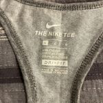 Nike The  Tee Dri-Fit SWOOSH Iconic Racerback Gray Tank Top Size Large EUC #7950 Photo 4