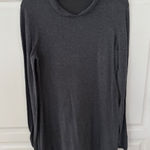 J. McLaughlin Gray Mock Neck Long Sleeve Tunic Top Womens Size M Photo 0