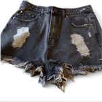 Mustard Seed Distressed Denim  Shorts‎ Photo 0