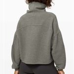 Lululemon Peaceful Moments Pullover in Heathered Grey Sage Sz L/XL Photo 14
