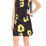 Taylor Toss Yellow Poppy Halter sheath dress Black Size 8 Photo 9