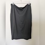 Open Edit  Midi Black Skirt Sz L Photo 2