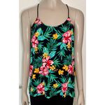 No Boundaries  Tropical Hibiscus Flora Sleeveless Top  Photo 1