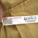 Free People Citron (Yellow-Green) Take Me With You Linen Shirt, size M Photo 5