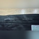 Banana Republic  high-rise straight leg lamb leather pant size 27 Photo 4