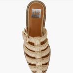 NEW DV BY DOLCE VITA Fyona Mule Sandal (Women) In Color Raffia Tan Size 8 Photo 2
