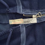 Free People Movement blue two toned drop shoulder oversized soft zip up hoodie Photo 4