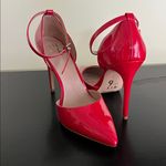 mix no. 6 Red Patent Leather Heels with Ankle Strap Photo 5
