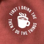 Fifth Sun  Burgundy Hooded Sweatshirt with Front Pocket (Preowned) Photo 1