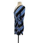 Diane Von Furstenberg Diane‎ von Furstenberg Wrap Dress Long Sleeve Woven Sussex Stripe Hydrangea 00 Photo 6