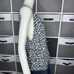 PINK - Victoria's Secret Victoria's Secret Pink Gray Animal Cheetah Pocket Tunic Tank Top Shirt Small Photo 8