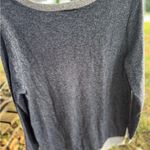 Wanna B Gray and Gold Women's Sweater - Let It Snow Photo 6