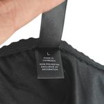 Ambrielle Black Satin Sleeveless V Photo 3