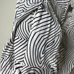 De La Vali Black White Trippy Bluemoon Top Blouse sz UK 10 US 6 Photo 9