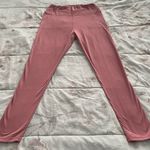 Blush pink Y2K high rise athletic athleisure workout boho leggings, one size Size undefined Photo 5