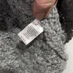 Kaisely  sweater knit gray short sleeve alpaca wool acrylic blend‎ small Photo 3