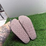 Birkenstock Arizona Suede Wool Sandals Soft Pink Photo 6