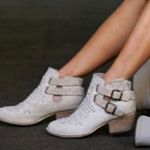 Caterpillar Catepillar Cheyenne Purple Buckle Studded Boots Photo 1