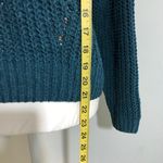 SO NWT  Chenille Knit Sweater Beaufort Blue Teal Small New Photo 4