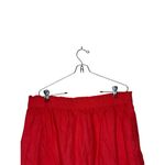 J.Crew  Women's Skirt Mini Sidewalk City Linen‎ Blend Lined Elastic Waist Red 14 Photo 6