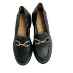 Rachel Zoe Mila Loafer Shoes Size 6.5 Women’s Black/Gold Photo 2