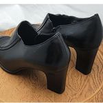 Franco Sarto Black Side Zip Shoes 2" heel Brazil Woman's Size 7.5M Photo 4