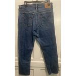  Jeans Womens 32 Wedgie Straight Medium‎ Wash Denim Raw Hem Levi's Jeans Photo 1