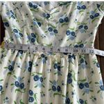 Sweet Baby Jamie Ivory Floral Print Tiered Midi Dress Size XS NWT NEW Lined Blue Photo 8