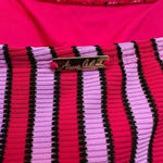 Anne cole  | Dark Pink & Lavender Stripe Tankini Swimsuit Top Size XS NWT Beach Photo 3