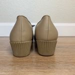 Dr. Scholls NWT Dr. Scholl’s Slip On Nude Comfort Leather Wedges Photo 5