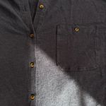 Lysse  women’s navy short sleeve button up top Photo 2