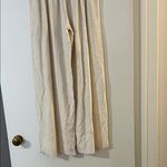 Wasabi + Mint Chic Beige Smocked Waist Trousers Photo 5