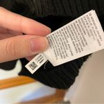 American Eagle Black Wool Blend Quarter Zip Pullover Sweater Photo 4