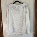 Agnes Orinda‎ Lace Blouse Criss Cross V Neck Long Sleeve Top White 2X Size XXL Photo 5