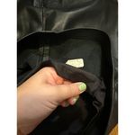 Amati Vintage 90s Black Genuine Leather Zipper Skirt Women’s 6 Bikercore Grunge Photo 7