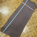 Fleur Bleue Striped T Shirt Maxi Dress Brown Size M Photo 10