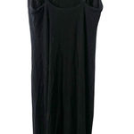 Good American  Black Bodycon Maxi Dress Size Small‎ Photo 0