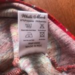 White Mark Red Long Sleeve Paisley Polyester Blend Soft Sweater Dress Size Med Photo 7