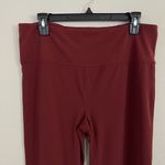 Zella Deep Red High Waist Wide Leg Crop Leggings Nordstrom (Large) Photo 1