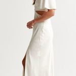 Abercrombie & Fitch Abercrombie O-Ring Angel Sleeve Cut-Out Maxi Dress Photo 2